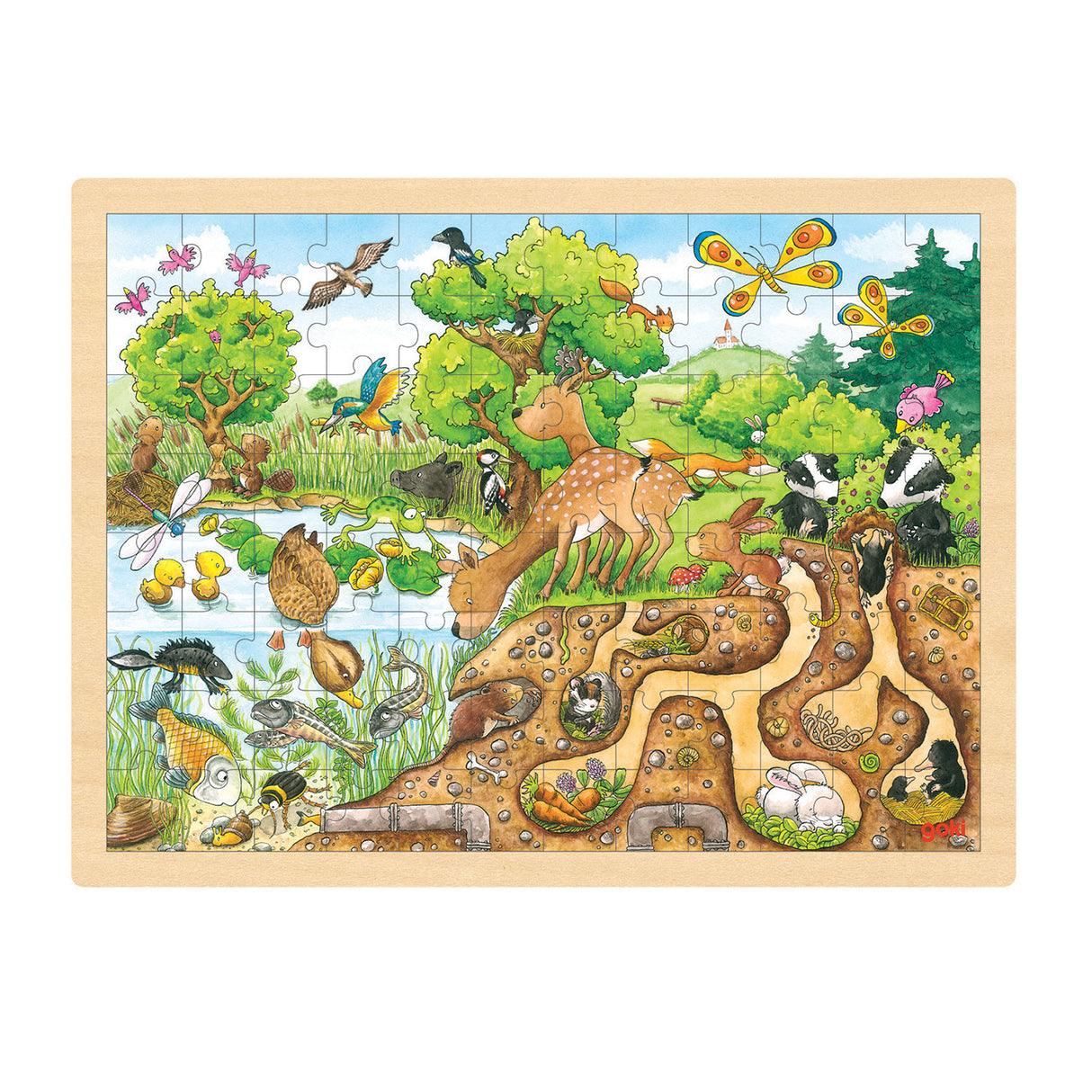 Goki Puzzle Nature, 96st.