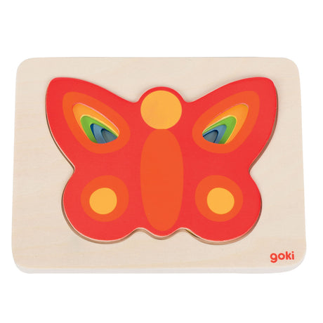 Goki Layer Puzzle Butterfly, 5 lag