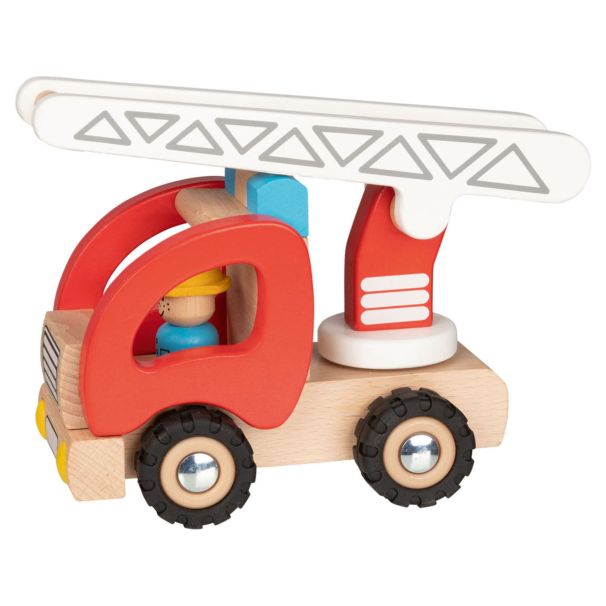 Goki Wood Fire Brigade Ladder Car