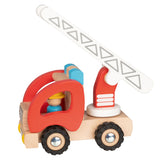 Goki Wood Fire Brigade Ladder Car