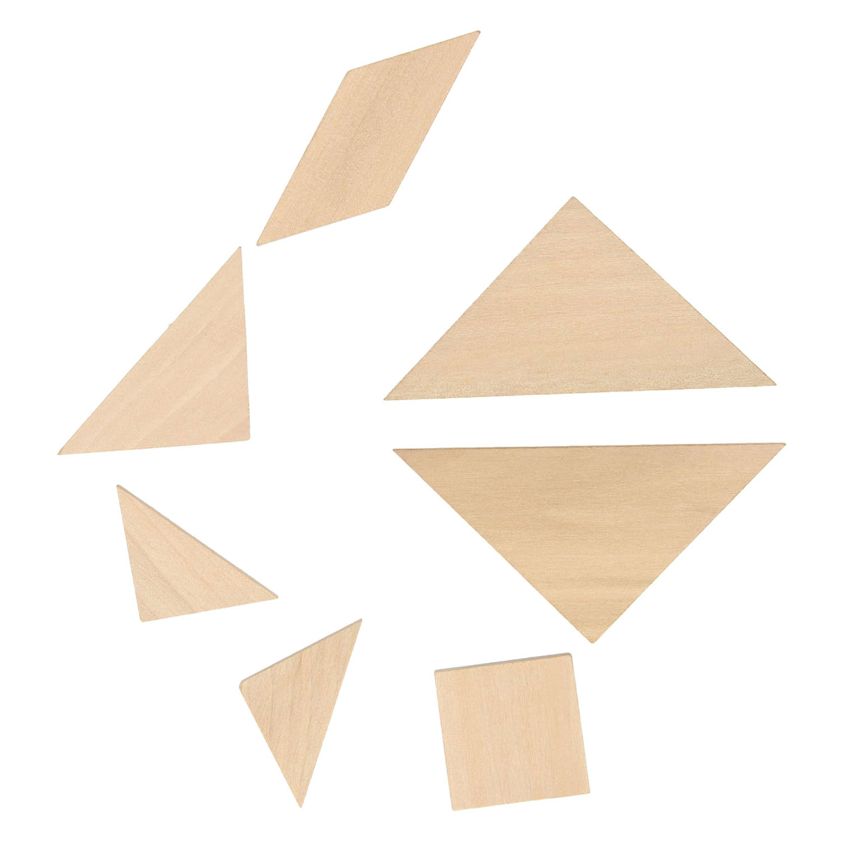 Goki Wooden Tangram -puslespil