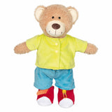 Goki aankleedpuzzel teddybeer houten speelgoed puzzel.