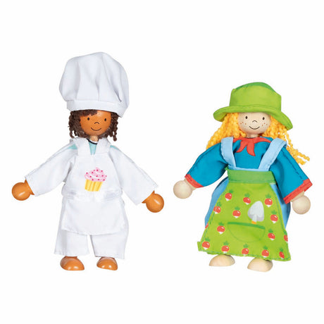 Goki flexibele poppen fynja fabio, 6 outfits