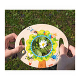 Goki houten xl vergrootglas met handvatten