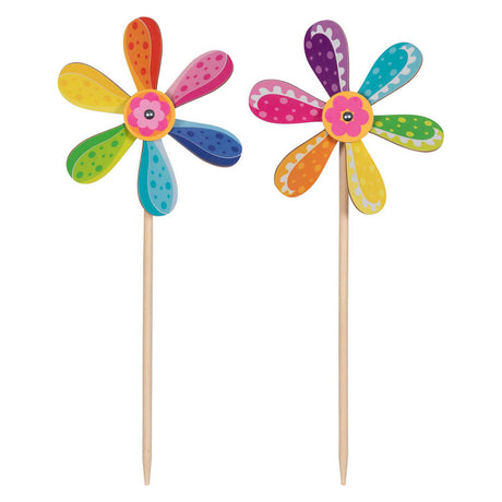 Goki houten windmolen whirly