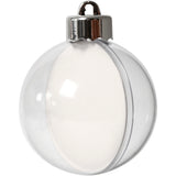 Creativ company deco ballen transparant 6cm, 8st.