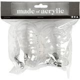 Creativ company deco ballen transparant 6cm, 8st.
