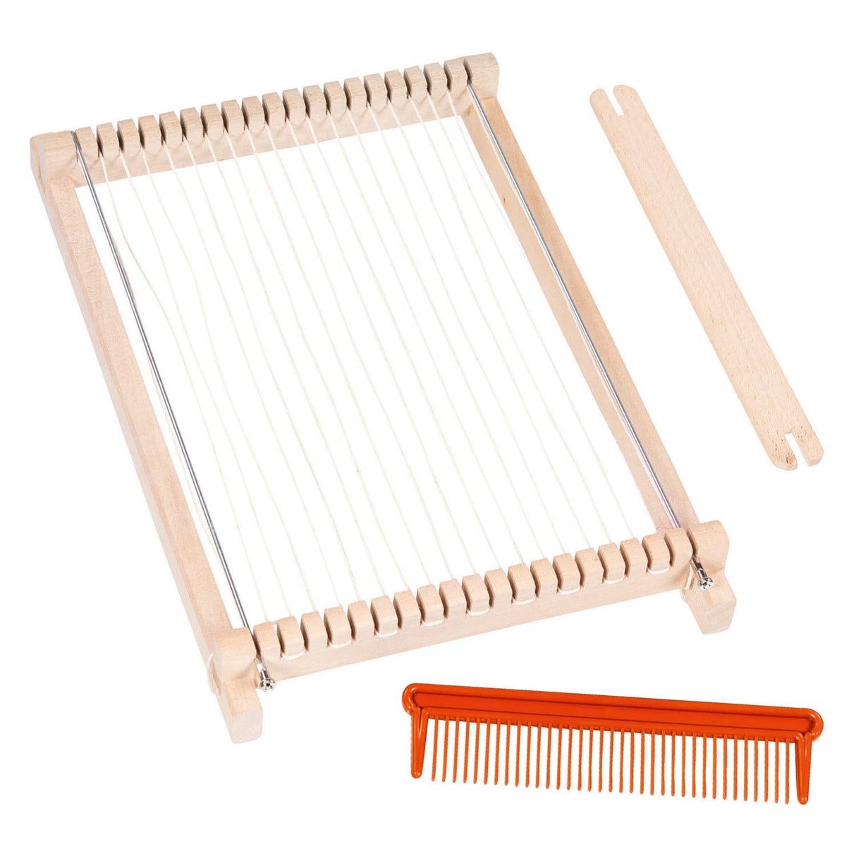 Goki houten weefraam met kam - 17cm