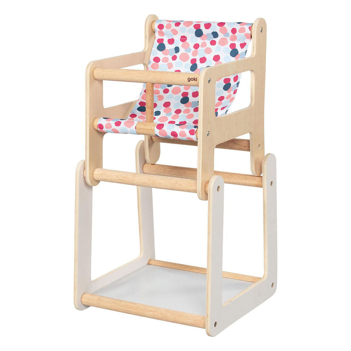 Goki Wooden Doll Stol med tabel 2in1