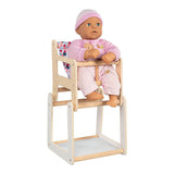 Goki Wooden Doll Stol med tabel 2in1