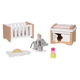 Goki Wood Puppet Furniture Baby Room, 12dlg.