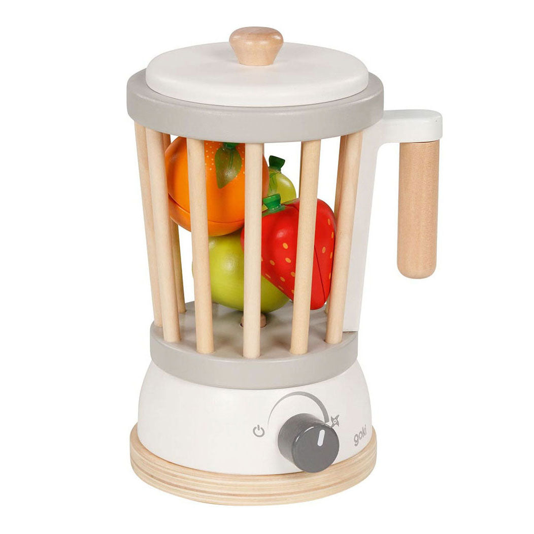 Goki Houten Blender met Fruit, 7dlg.