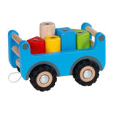 Goki Wooden Tow Truck med trailer