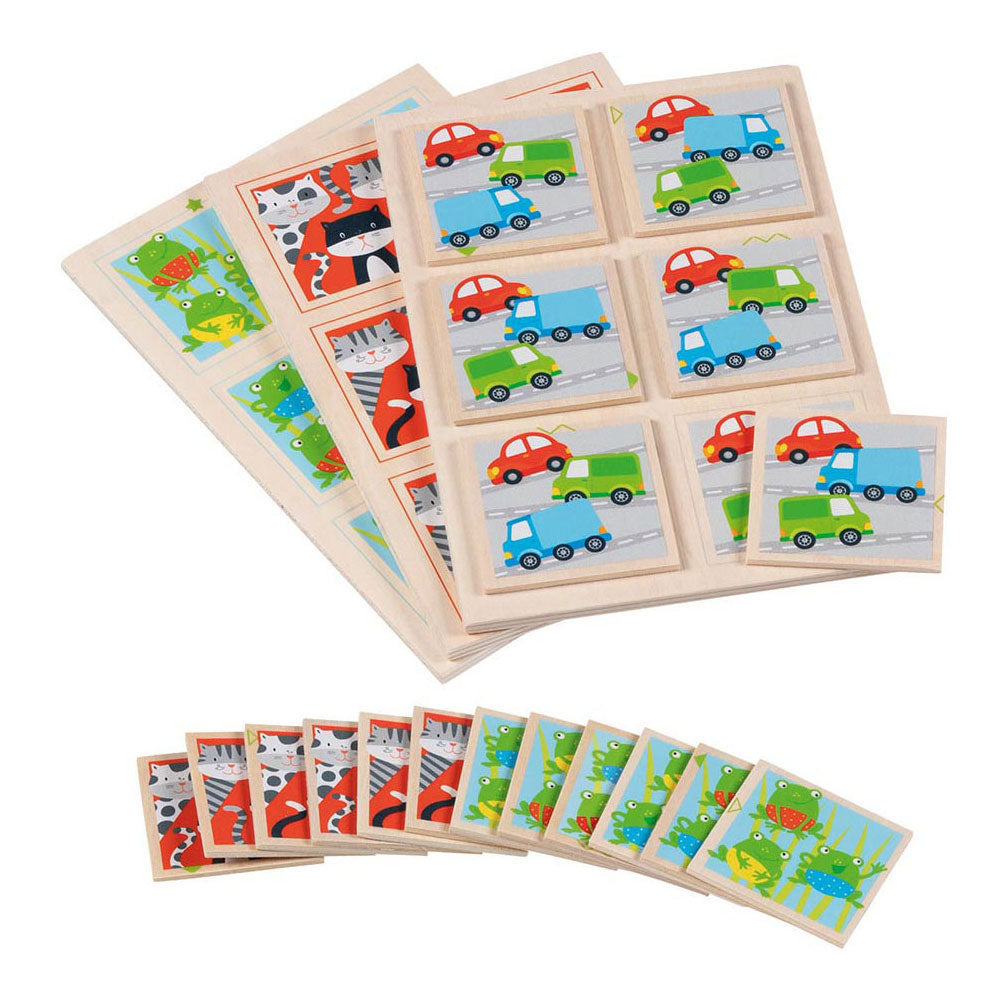 Goki Wooden Memo Game, 36dlg.