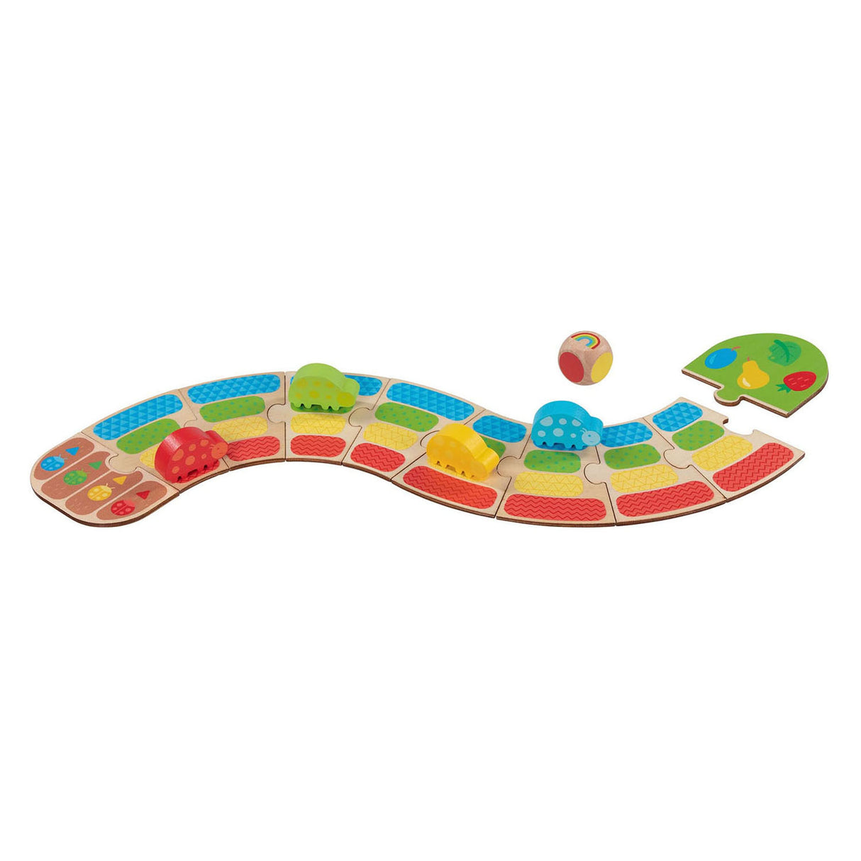 Goki Wooden LieveheerstbeestJesrace Dice Child's Play