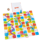 Goki XXL hoses and ladders in cube board game