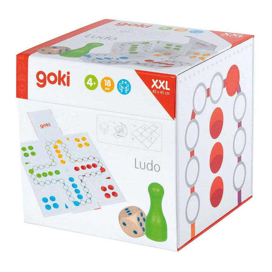 Goki XXL Ludo i Kubus Board Game