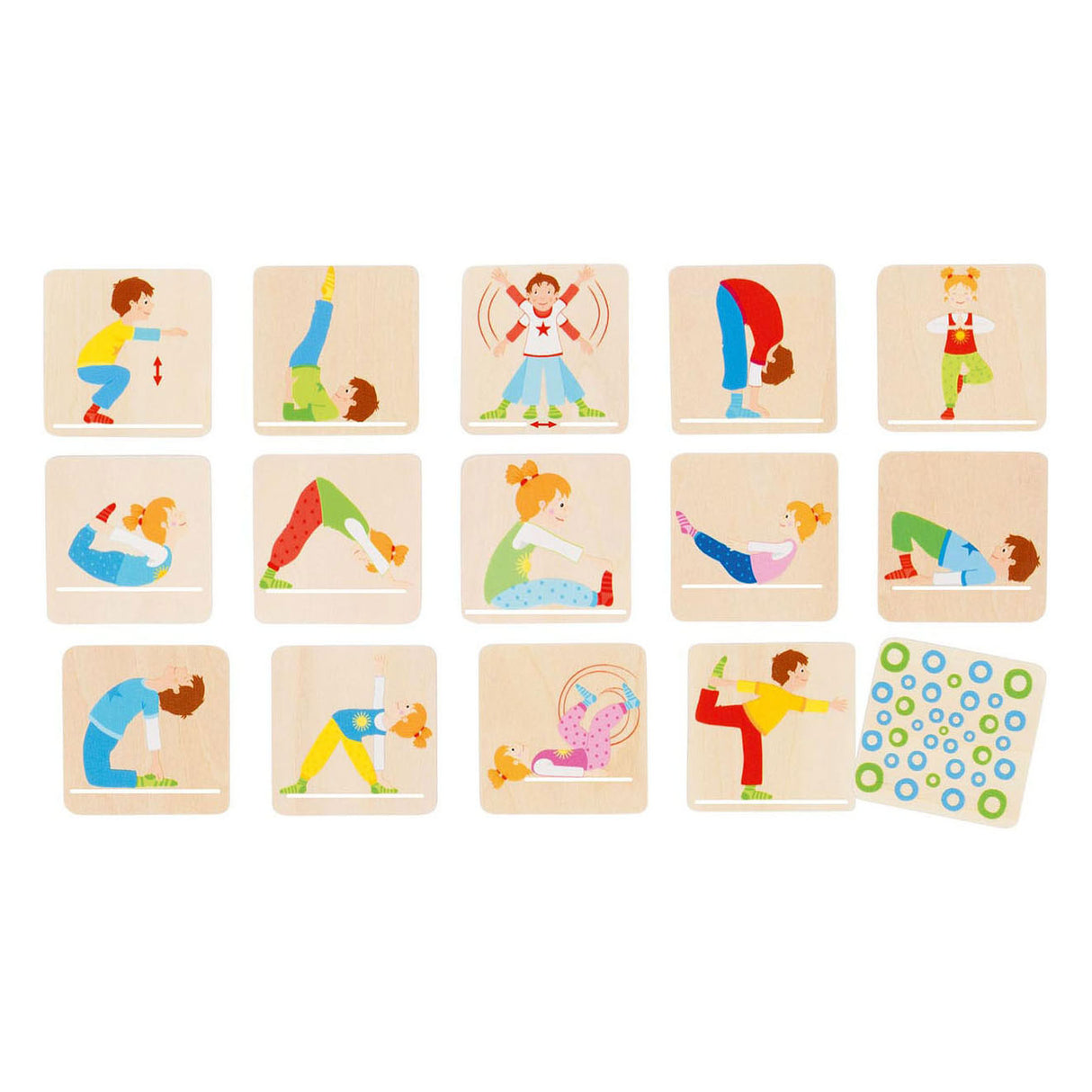 Goki Wooden Memo Gimnastics, 32dlg.