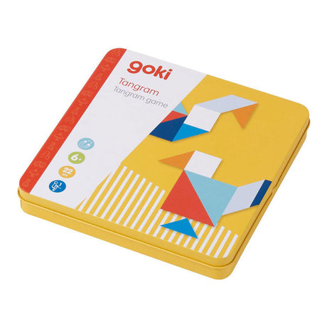 Goki Wooden Tanggram Game in Can