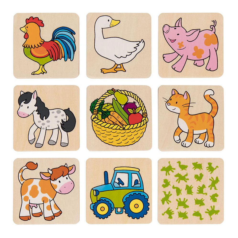 GOKI WODEN MEMO GRY FARM Animals