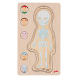 Goki Wooden Cose Puzzle Body Boy, 29e.