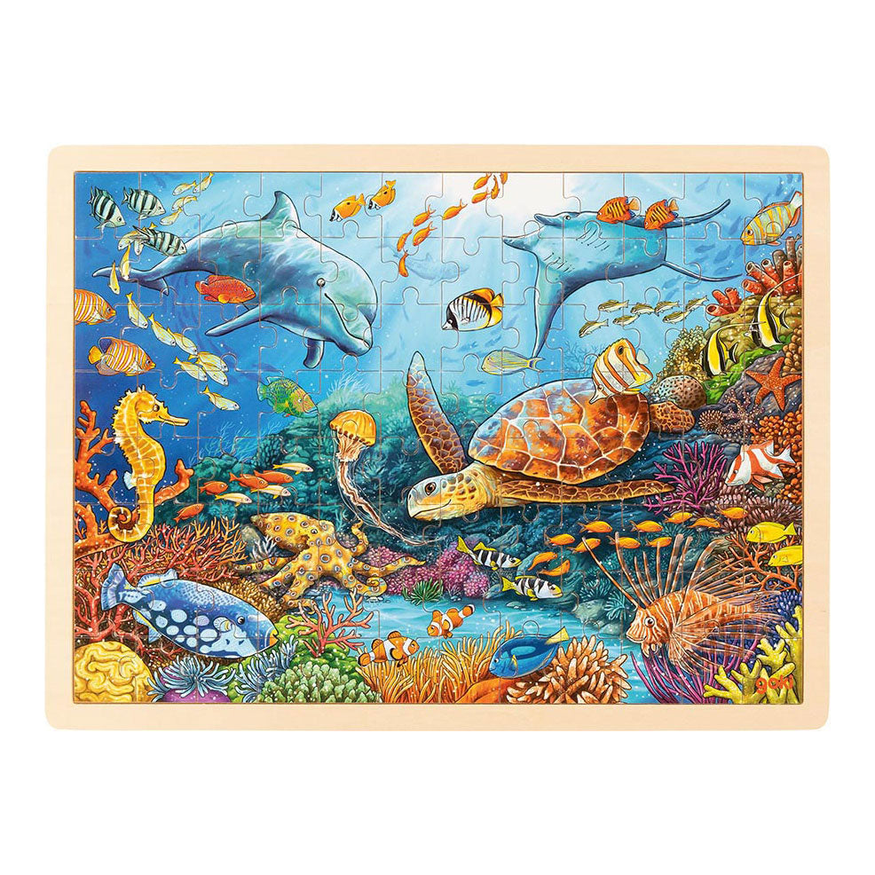 Goki Holzpuzzle Great Barrier Reef, 96st.