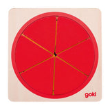 Goki Wooden Layer Puzzle Circle, 21e.