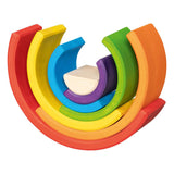 Goki wooden building blocks rainbow, 5dlg.