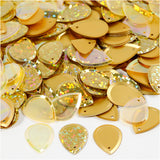 Http: www.cchobby.nl pailletten-druppel-afm-14x19-mm-goud-50-gr-1-doos