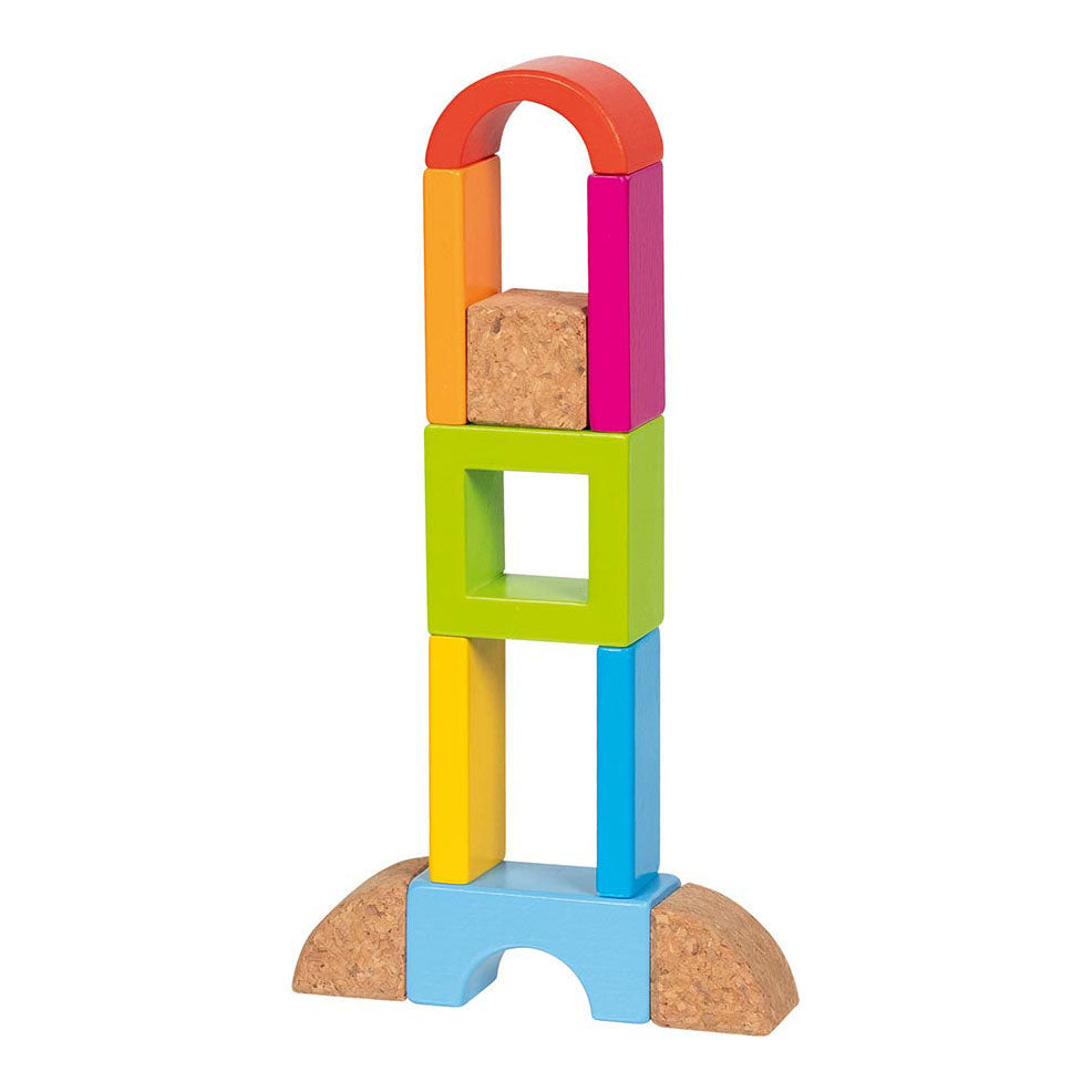 Goki wooden building blocks color, 41dlg.