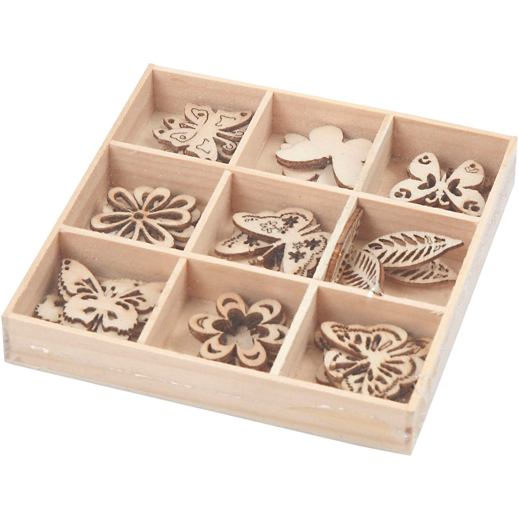 Creativ company http: www.cchobby.nl hout-decoratie-zomer-afm-28-mm-45-stuk-1-doos