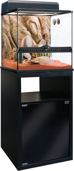 Exo terra - terrarium - reptielen - terrariumkast 45x45x70cm zwart - 1st m