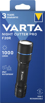 Varta night cutter pro f20r rech. box 18920101111 zaklamp 1000 lm
