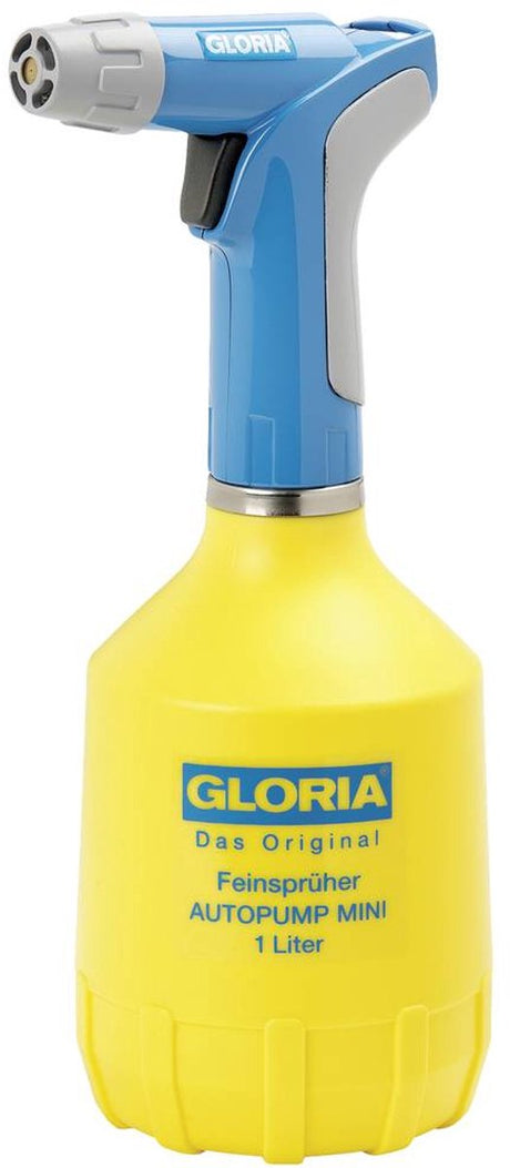 Gloria haus und garten 000950.0000 autopump mini tuinverstuiver 1 l geel, blauw
