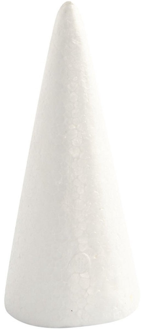 Creativ company cc cone, h: 14,5 cm, dia. 6 cm, white, 5 pc 1 pack