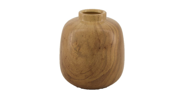 Vase ceramic ø12x13.5cm natural