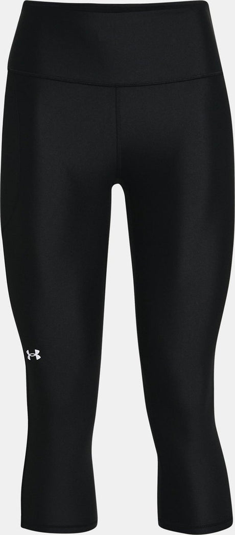 Under armour tech hi capri dames sportlegging - zwart