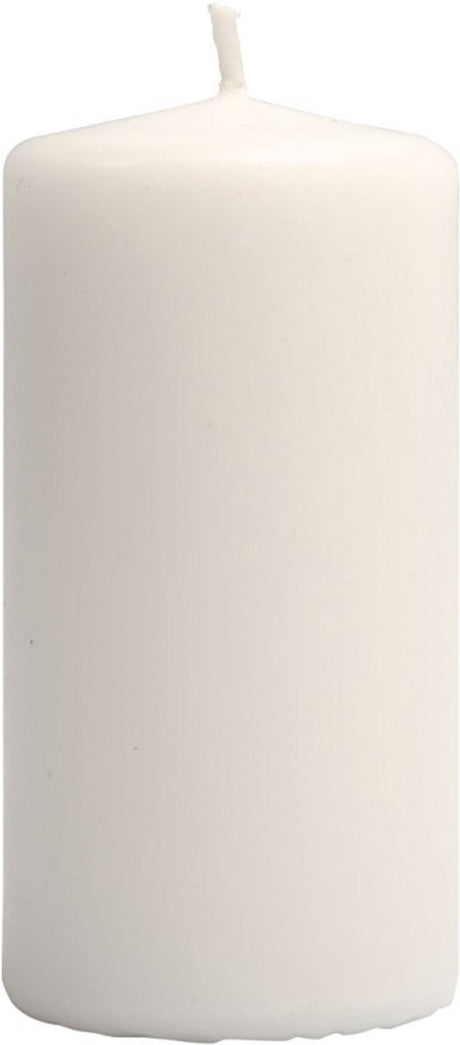 Creativ company kaars 10 cm wit 6 stuks
