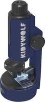 Kidywolf kidymicroscope kinder microscoop blauw – 50x 150x 300x vergroting, led verlichting, 8+