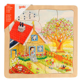 Goki 4-layer puzzle seasons, 54st.