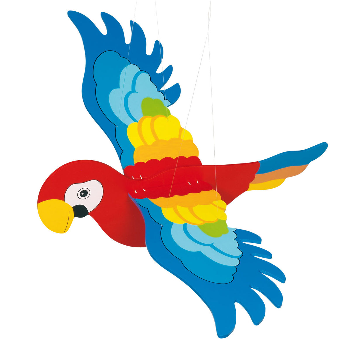 Goki Wooden Swing Figure Parrot