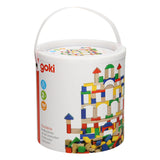 Goki Wooden Building Blocks in Ton Color, 100DLG.