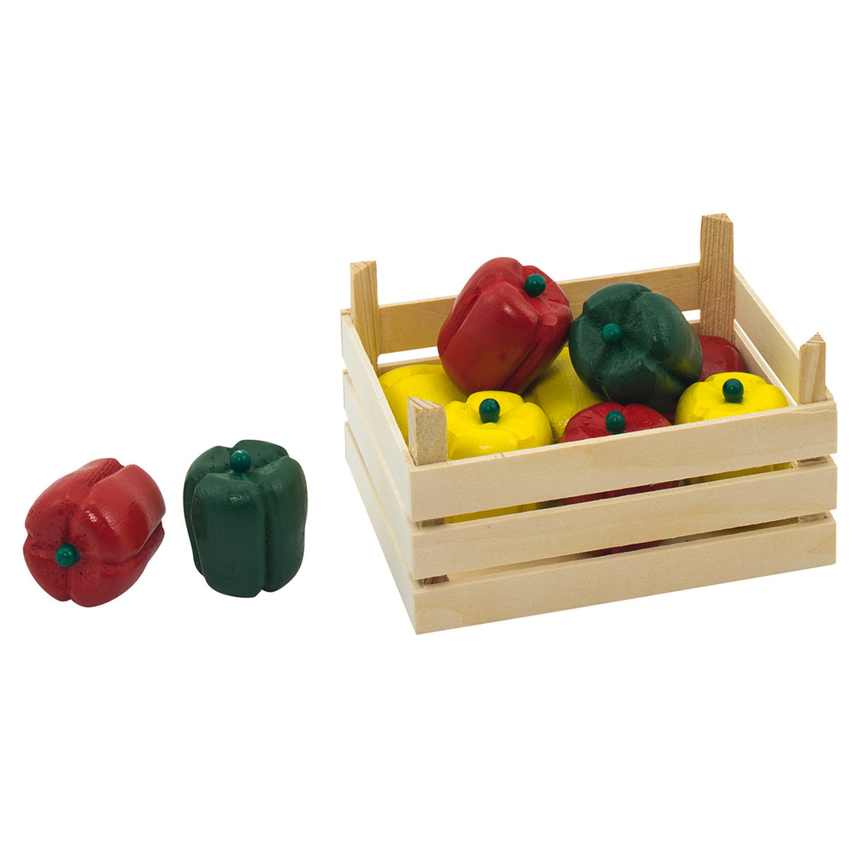 Goki Wooden Peppers i kiste, 10dlg.