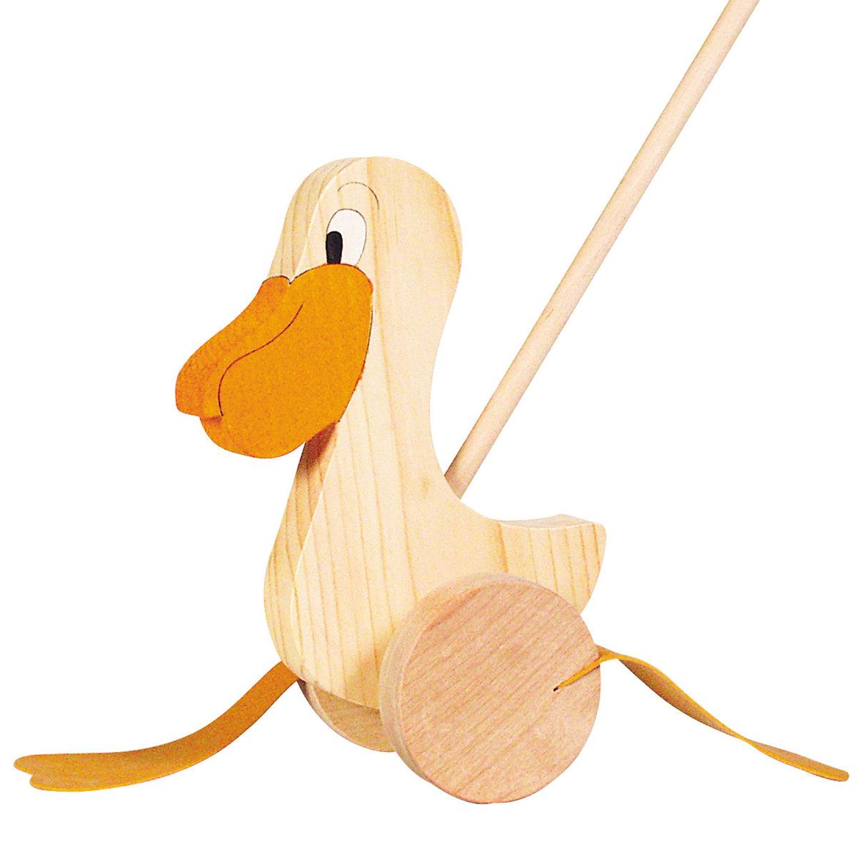 Goki Wooden Push Figura Pelikaan