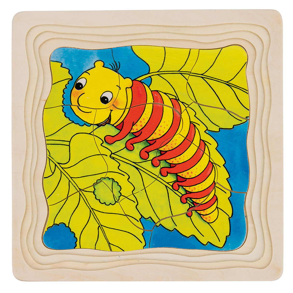 Goki Wood Layer Puzzle Butterfly