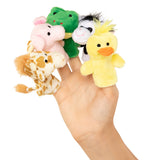 Goki Animal Fingerpop en peluche, 6e.