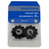 Shimano derailleurwielen-set shim.pulley set rd9000 rd9070 2pcs.bl.