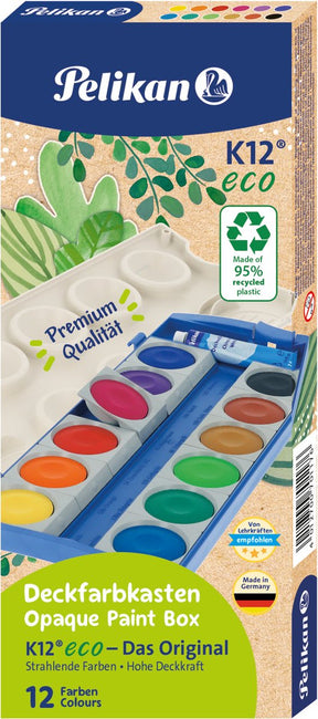 Pelikan dekverfdoos 735 k12 eco 12 kleuren