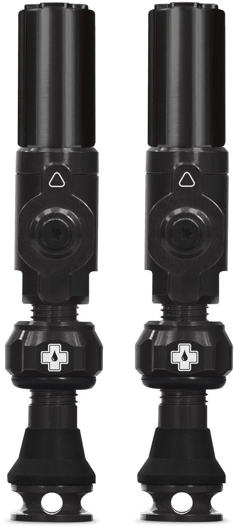 Muc-off tubeless ventiel big bore hybrid small black auto schräder ventiel 30mm