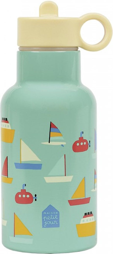 Petit jour paris drinkfles metaal schepen 18.5 7 cm